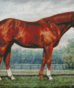 Secretariat Horse Diamond Painting
