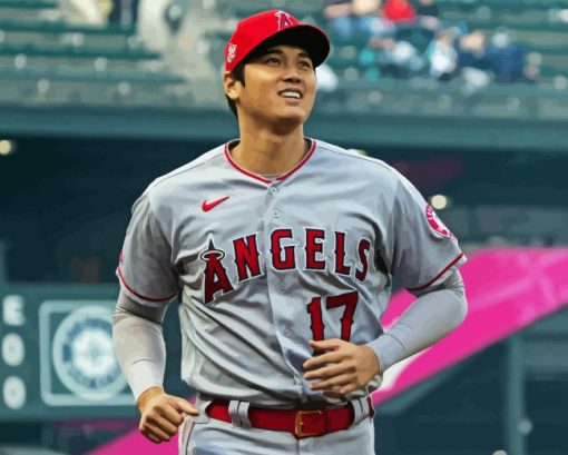 Shohei Ohtani Japanese Baseballler Diamond Painting