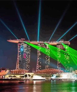 Singapore Light Show Diamond Painting