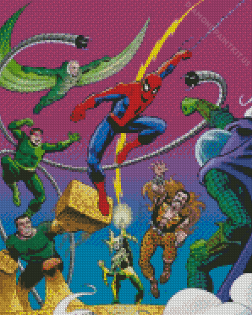 Sinister Six Marvel Diamond Painting