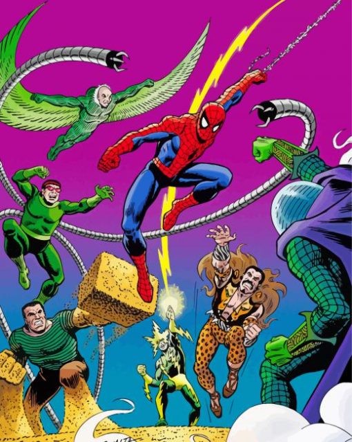 Sinister Six Marvel Diamond Painting