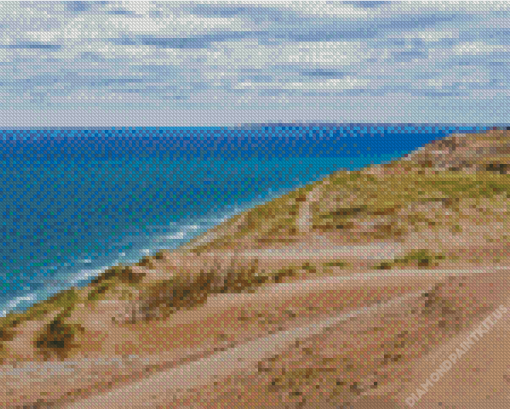 Sleeping Bear Dunes View Diamond Painting