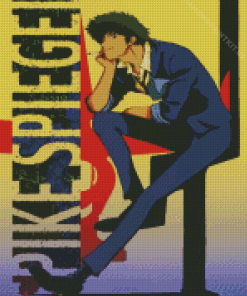 Spike Spiegel Cowboy Bebop Poster Diamond Painting