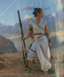 Star Wars Rey Skywalker Diamond Painting