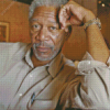 Stylish Morgan Freeman Diamond Painting