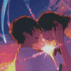 Taki And Mitsuha Kimi No Na Wa Diamond Painting