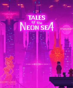 Tales of the Neon Sea Poster Diamond Painting