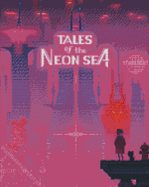 Tales of the Neon Sea Poster Diamond Painting