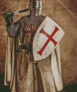 Templar Knight Diamond Painting