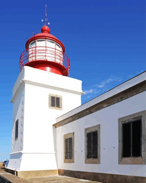 The Farol Da Ponta Do Pargo Diamond Painting