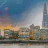 The Shard With Sunset Diamond Painting