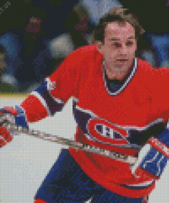 The Ice Hockey Player Guy Lafleur Diamond Painting