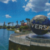 Universal Orlando Studios Globe Diamond Painting