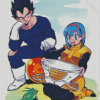 Vegeta And Bulma Diamond Painting