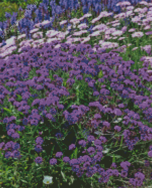 Verbena Purple Garden Diamond Painting