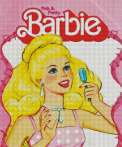 Vintage Barbie Poster Diamond Painting