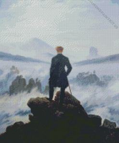 Wanderer above the Sea of Fog Diamond Painting