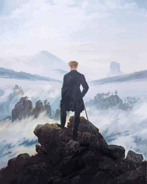 Wanderer above the Sea of Fog Diamond Painting