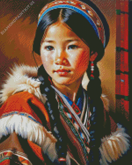 Yakut Girl Diamond Painting