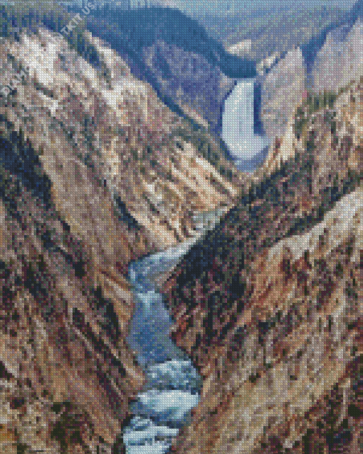 Yellowstone River Grand Canyon Diamond Painting