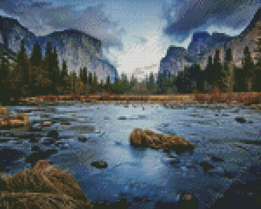 Yosemite Valley Diamond Painting