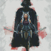 Darth Vader and Ahsoka Tano Diamond Painting