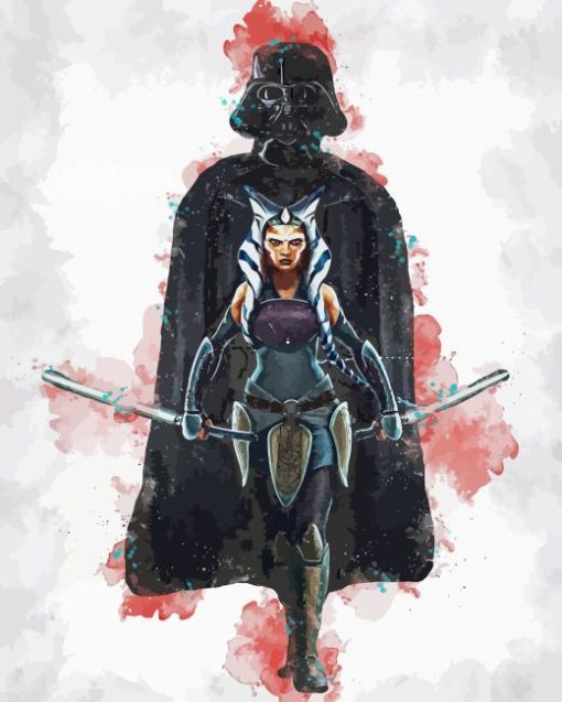 Darth Vader and Ahsoka Tano Diamond Painting