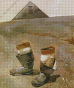 Andrew Wyeth Sea Boots Diamond Painting