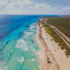Beach Highway in Cozumel Mexico Diamond Painting