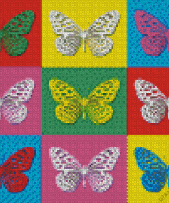 Butterfly Pop Art Diamond Painting