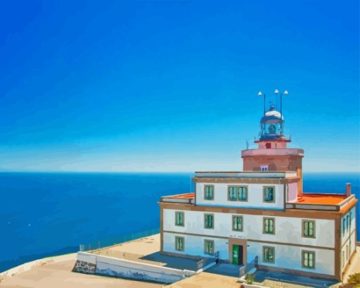 Cape Finisterre Lighthouse Diamond Painting