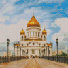Cathedral of Christ Moscow Diamond Painting