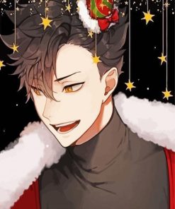 Christmas Tetsuro Kuroo Diamond Painting