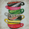 Colorful Cups Diamond Painting