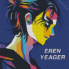 Cool Eren Yeager Diamond Painting