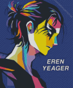 Cool Eren Yeager Diamond Painting