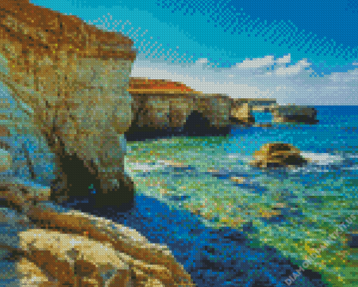 Cyprus Paphos Landscape Diamond Painting