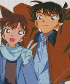 Detective Conan And Ran Diamond Painting