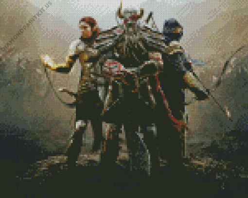 Elders Scrolls Diamond Painting