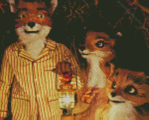 Fantastic Mr Fox Diamond Painting