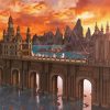 Fantasy Bridge And Castle Diamond Painting