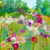 Flowering Impressionist Landscape Diamond Painting