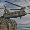 Germany Chinook Helicopter Diamond Painting