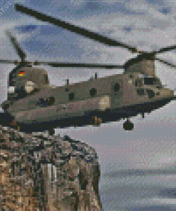 Germany Chinook Helicopter Diamond Painting
