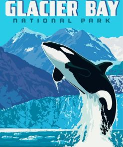 Glacier Bay National Park Poster Diamond Painting