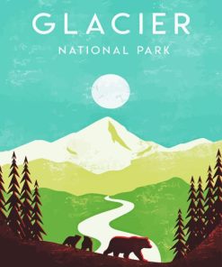 Glacier National Park Diamond Painting