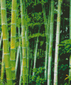 Green Bamboo Diamond Painting