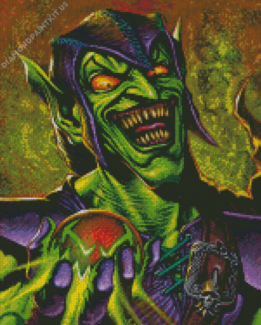 Green Goblin Diamond Painting