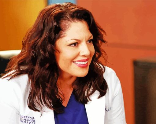 Greys Anatomy Sara Ramirez Diamond Painting