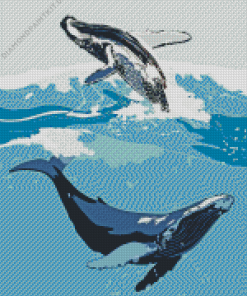 Humpback Whales Diamond Painting